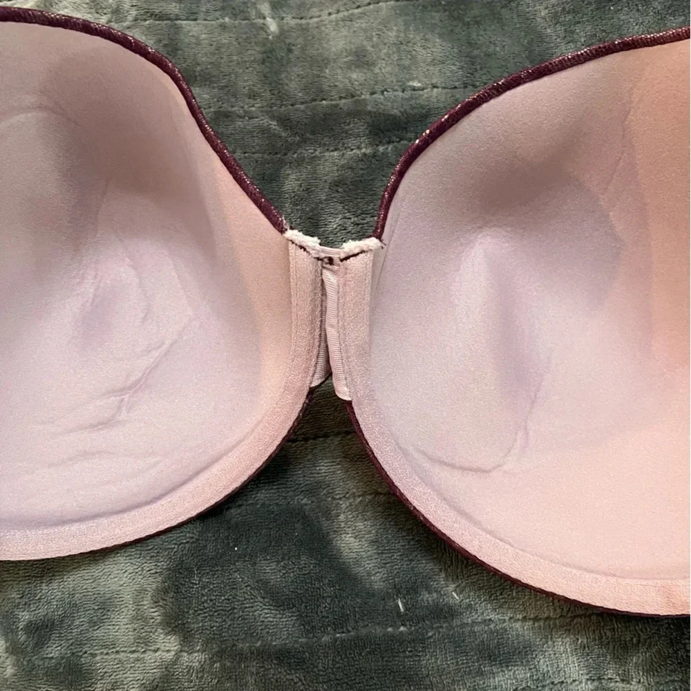 Cacique Plum Side‎ Smoothing Solution Balconette Underwire Bra. Size 44DD. NWT.